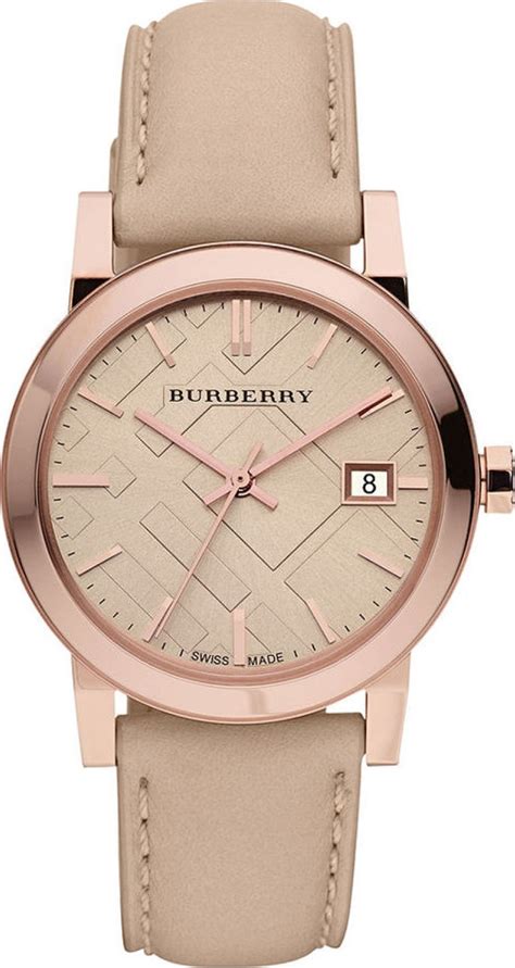 burberry watches women leather.